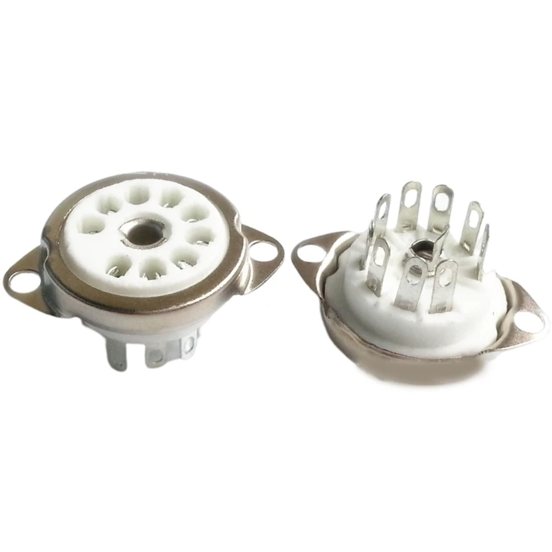 5pcs 내구성 9PIN 튜브 소켓 12AX7,12AT7,12AU7,ECC83,ECC82,E88CC 6922 6p1 6p14 6n1 6N2 6N3 6N4 DIYers 애호가용