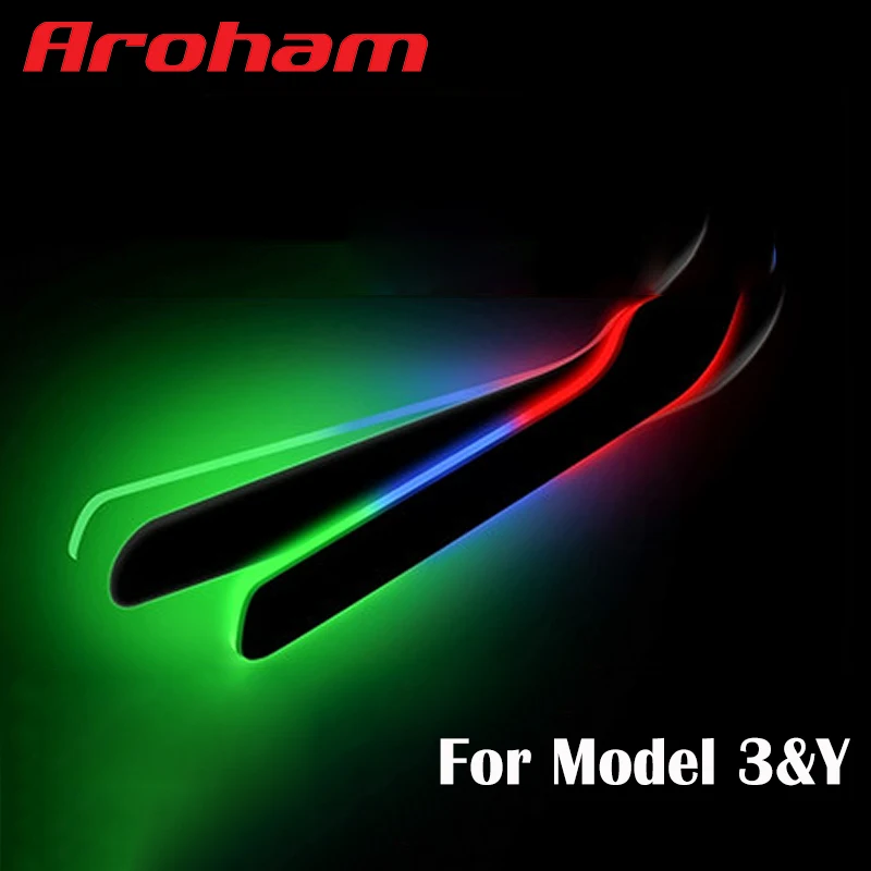 

Smart Integrated Electric Door Handle with Colorful Ambient Light Automatically Open Handle For Tesla Model 3 Model Y 2018-2022