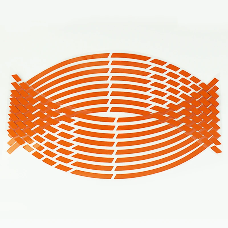 16Pcs/set Car Motorcycle Wheel Tire Rim Reflective Stickers Auto Motorbike Night Safety Driving Sticker Decals Moto 