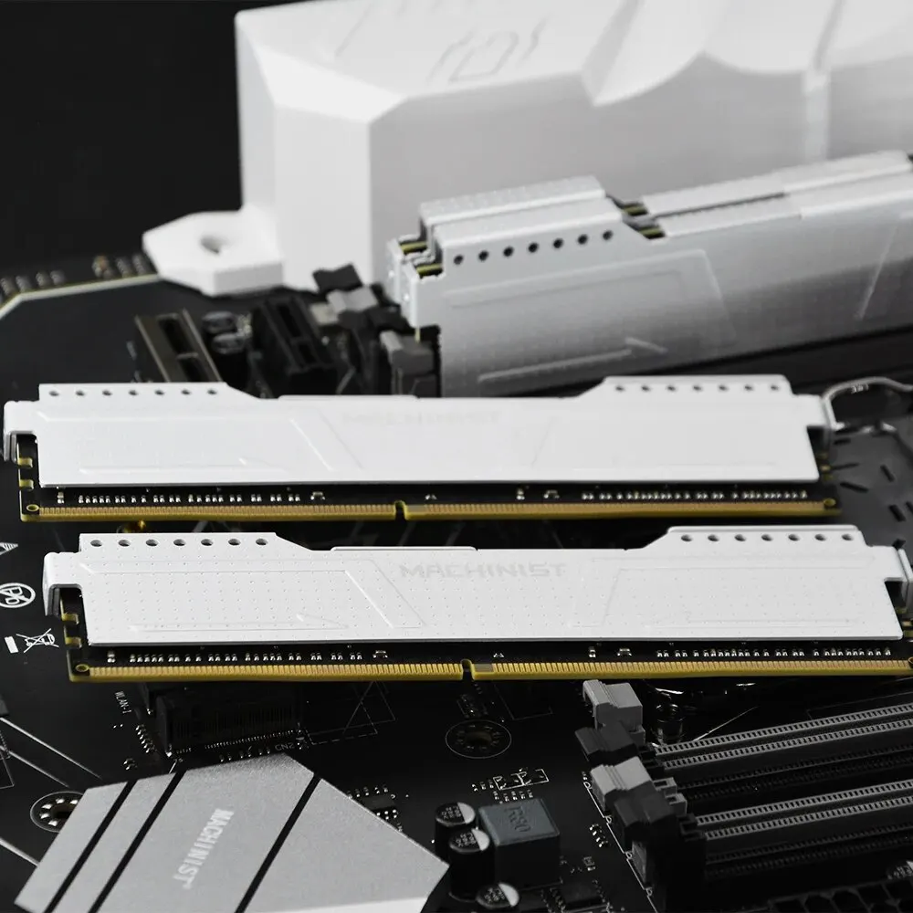 MACHINIST DDR4 RAM 데스크탑 메모리, 방열판 포함, DDR4 RAM PC DIMM, 모든 마더보드용, 8GB, 16GB, 2666HMz, 3200HMz