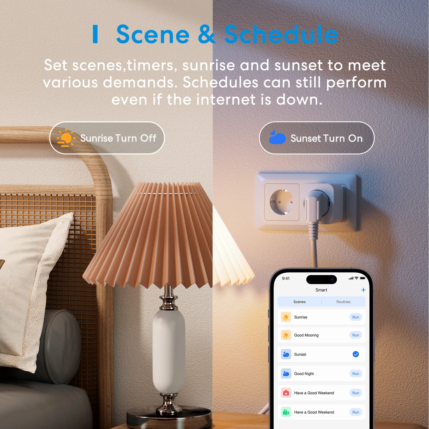 Meross Prise Connectée (Type F), Prise Intelligente Compatible avec Apple  HomeKit, Siri, Alexa, Google Home et SmartThings, Prise Programmable WiFi