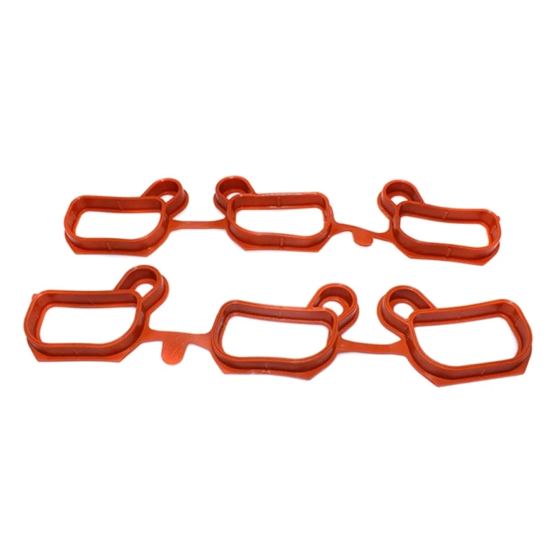 O Ring Gasket Washers And Gaskets O Ring Kit Car Intake Gaskets Kit for X5-X3 328i-528i E46-M54 E83-E53 E85-E60 11611436631 Engine Intake Manifold Rubber Gasket
