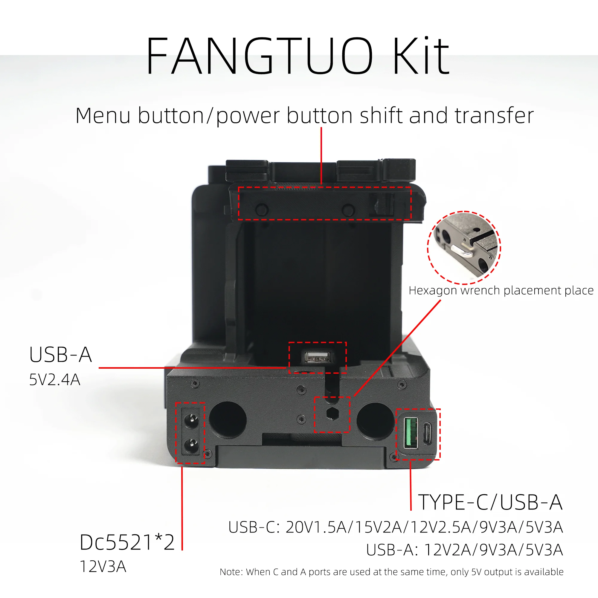 Suitable for Sony FX3A film camera v-port battery kit expanded aluminum alloy ch