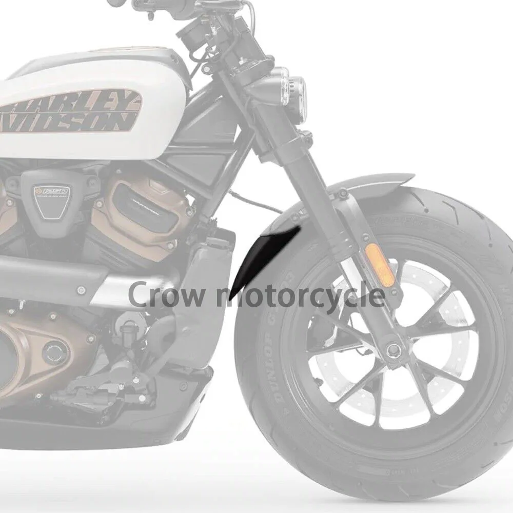 

Motorcycle Accessories Black Rear Fenders Hugger Extension For Sportster 1250 S RH1250 2021 2022 Front Mudguard Extender