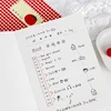 1 Korean Tomato Grid High Appearance Level Blank Notebook Minority Office Learning Ledger Diary School Supplies Planner Book 2