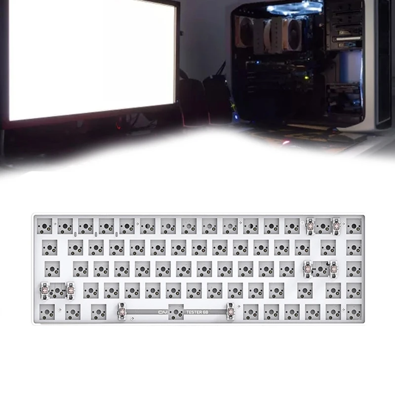 TESTER68 맞춤형 기계식 키보드 키트 2.4G BT5.0 호환 5.0 DropShipping
