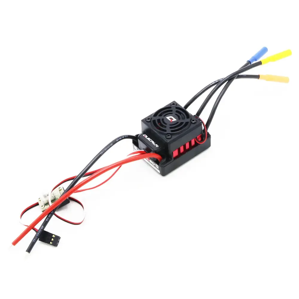 HOBBYWING QuicRun WP 10BL60 60A ESC 귯ø  ESC, 2-3S LiPo 6V/2A BEC 1/10 RC  ũѷ  Ʈ ڵ
