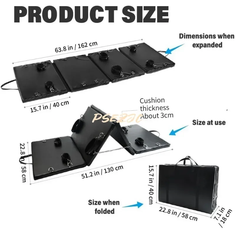 Helps with Sexual Posture Constraints and The Use of Props, Handcuffs, Ankle Cuffs, Outdoor Flirting, Folding Small Mattresses