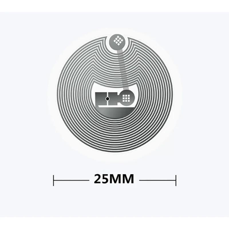 10/20/100pcs 13.56Mhz Classic 1K S50 Chip IC Paper NFC ISO14443A Sticker Label Android NFC Stickers For Access Control System