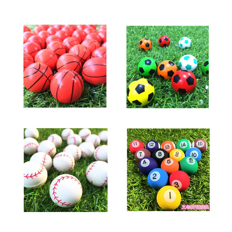 1-40PC 30MM 탄성 공 고무 탄성 공 어린이 생일 파티 선물 손님용 선물 피냐타 선물 가방 필러 상품