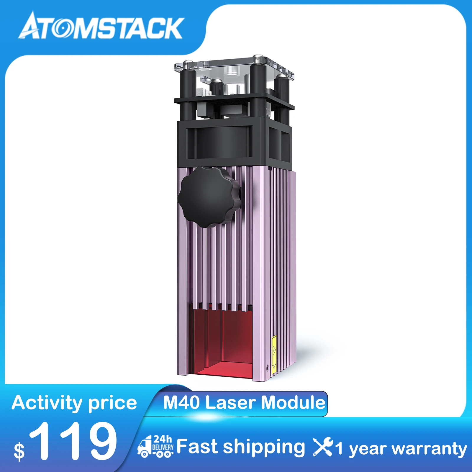 Atomstack M40 40w Ultrafine Compression Laser Engraver Module Cnc Fixed ...