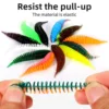 Sougayilang New 20pcs Fishing Tiny Worm Bait Lure Tanta 40mm 60mm 0.4g 2g Leurre Peche Squid Fishing Tackle Bass Pike 5