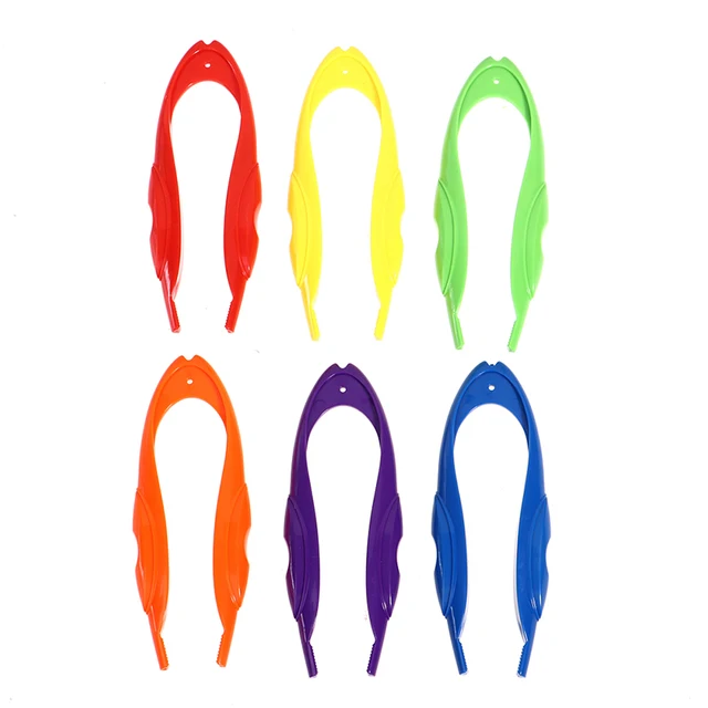 1pc Children Plastic Tweezer Toys Experiments Tools Biology Science Study Tweezer Toys Kindergarten Educational Toy  Kids Gifts 2