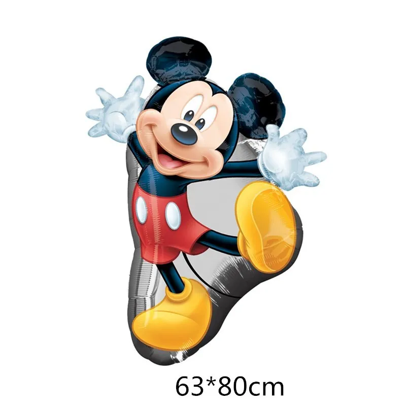 thumbnail image 1 of Globo de aluminio de Mickey Minnie Mouse de Disney, decoración para fiesta de cumpleaños, baby shower, globos de Mickey Mouse de dibujos animados, suministros para globos de aire, 1 of 5