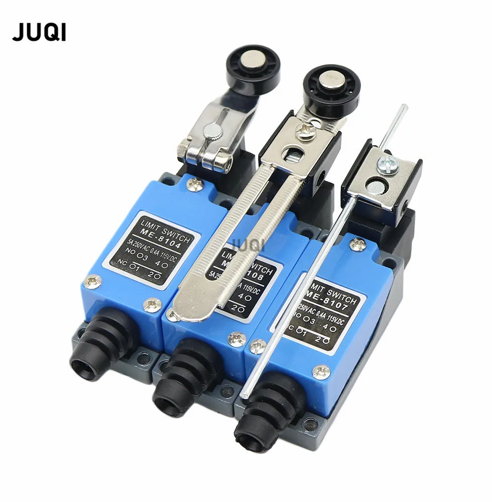 5 Pz Momentaneo Me-8104 Me-8107 Me-8108 Finecorsa Braccio Rotante Regolabile Leva Leva Ac 250V 5A Mini Finecorsa