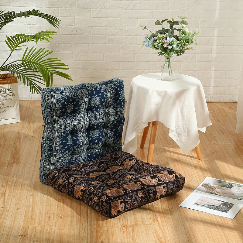 55*55CM Square Chair Cushion Seat Cushion With Anti-skid Strap Indoor Outdoor Sofa Cushion Pillow Cushion Yoga