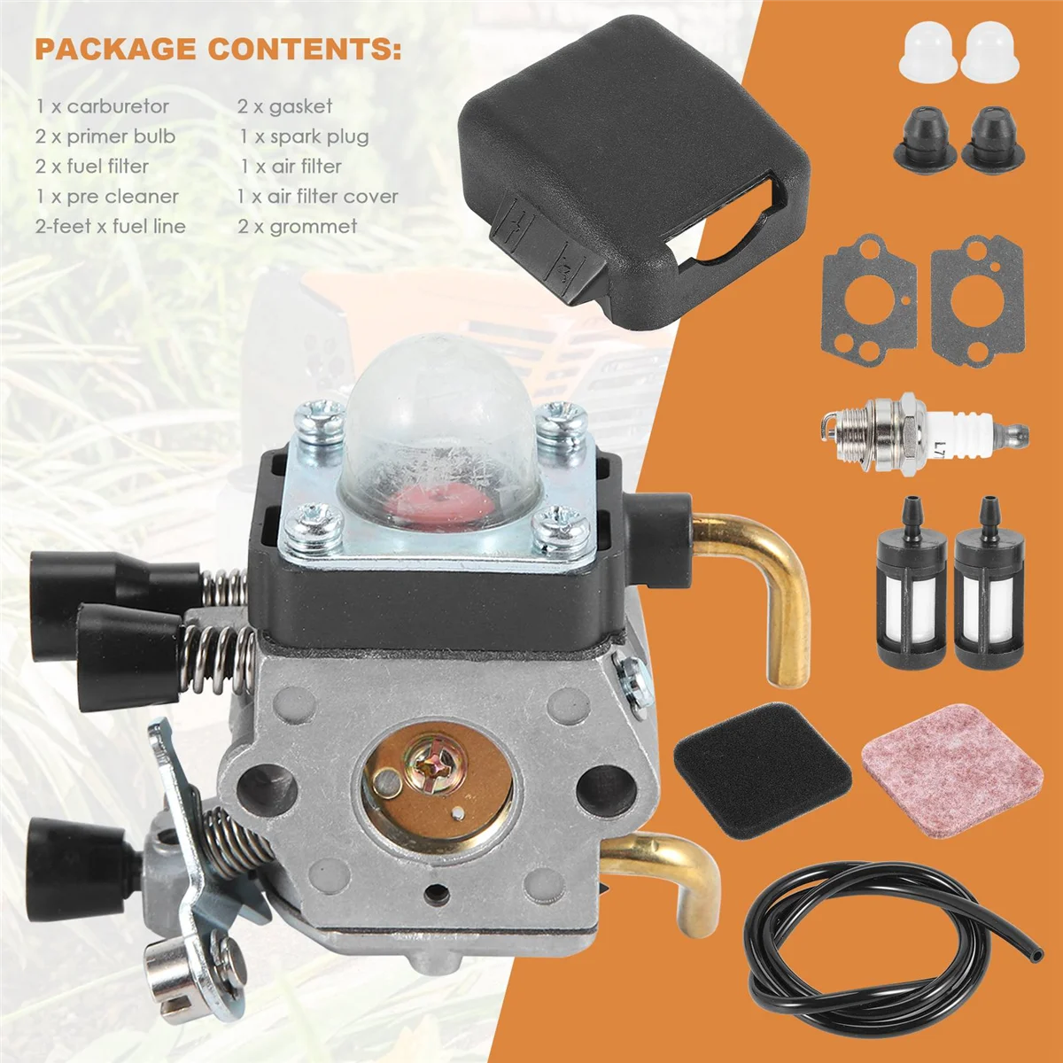 스트링 트리머 브러시 커터 튜닝 키트, FS85 카브레타 및 에어 필터 커버, STIHL FS75 FS80 FS 85 KM80 KM85 FC75, 신제품
