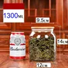 1.3L/3L/4L Sealed Glass Bottles Glass Jars and Lids Kitchen Food Storage Containers Transparent Spice Organizer Tea Sugar Tanks 2