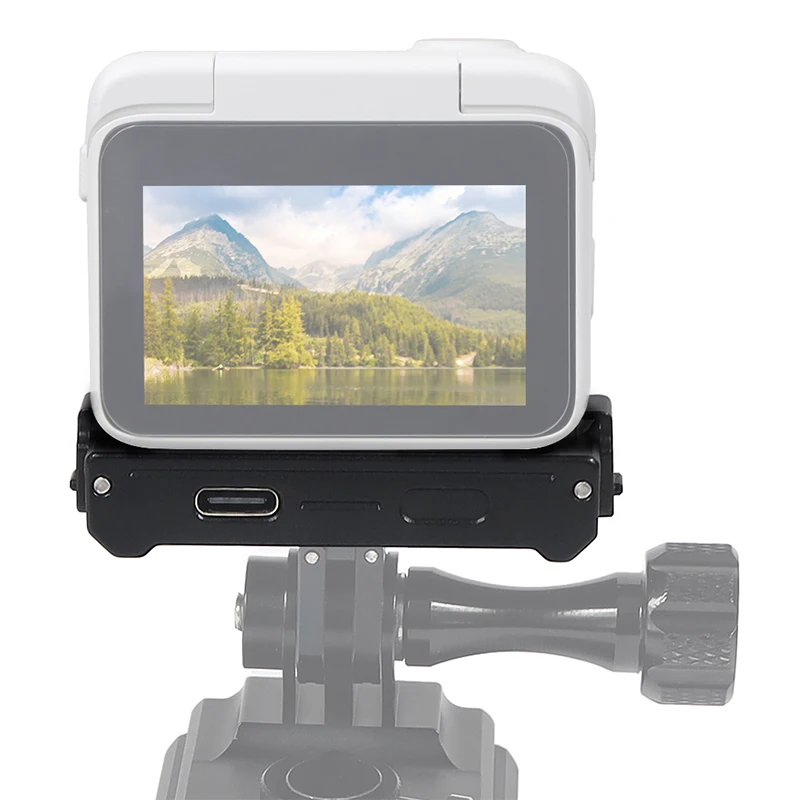 Base Magnétique à Dégagement Rapide Pour Caméra De Sport Insta360 Go 3s Support De Support Pour Go3 En Alliage D'aluminium Adaptateur Accessoires