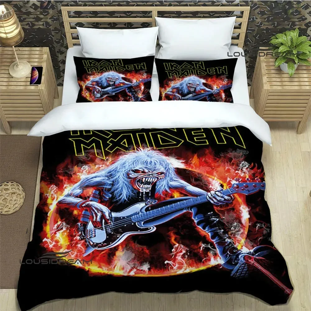 3D Rock band I-Iron-M-Maiden Bedding Sets exquisite bed supplies set duvet cover comforter set bedding set luxury birthday gift 4