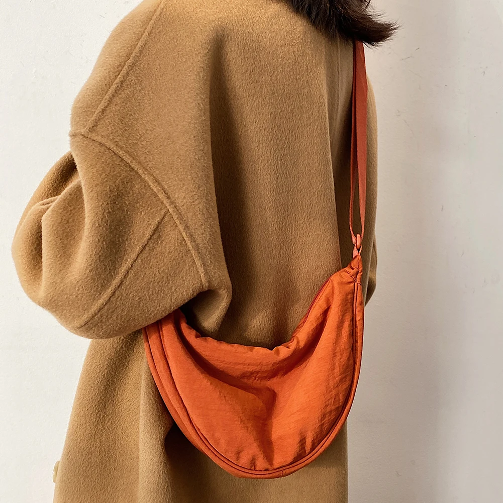 Nylon Hobos Crossbody Bag for Women Luxury Designer Shoulder Bags Female Tote Sling Travel Shopper Bag Ladies Handbag Purse 2024