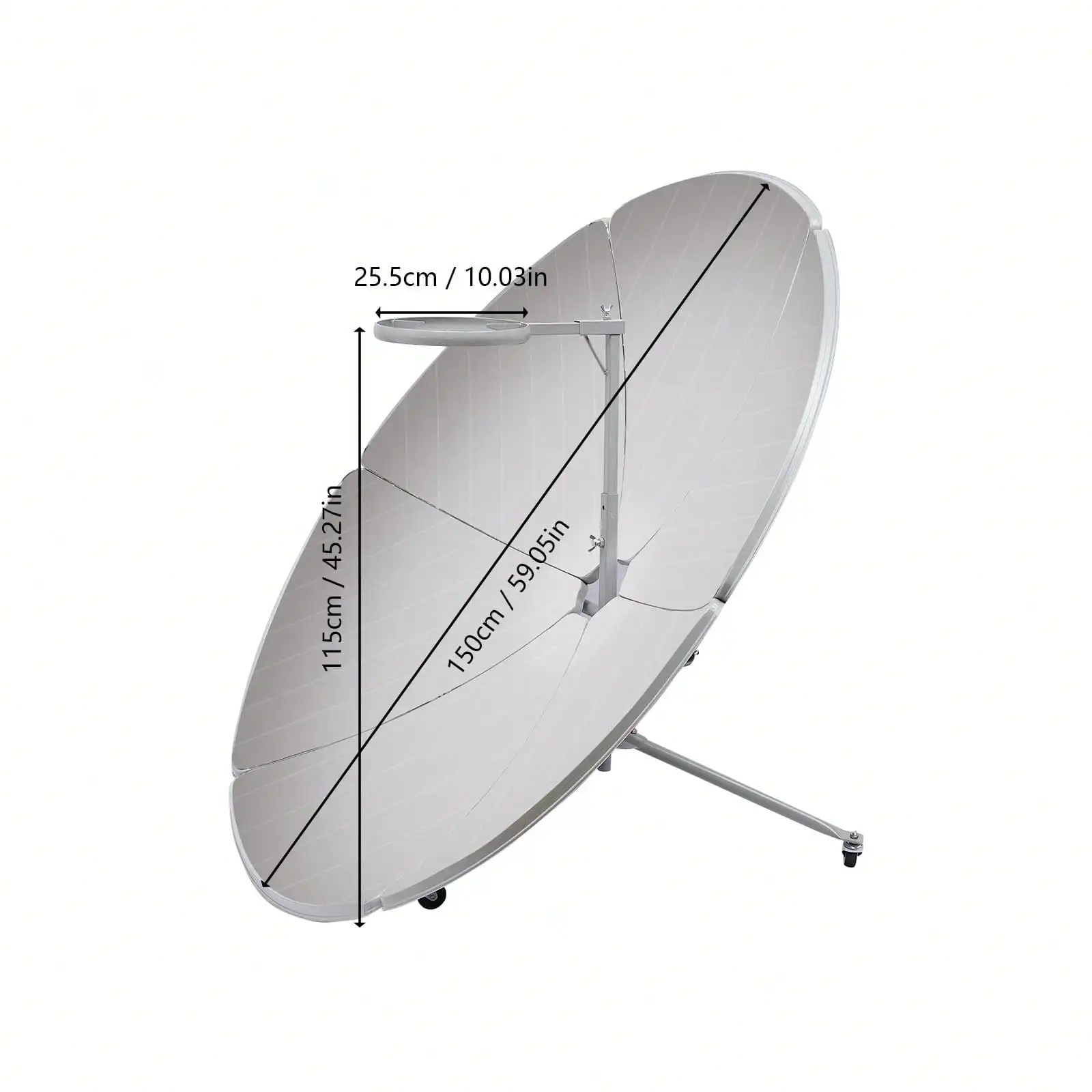 Solar Cooker 59.05inch Parabolic Sun Oven 4