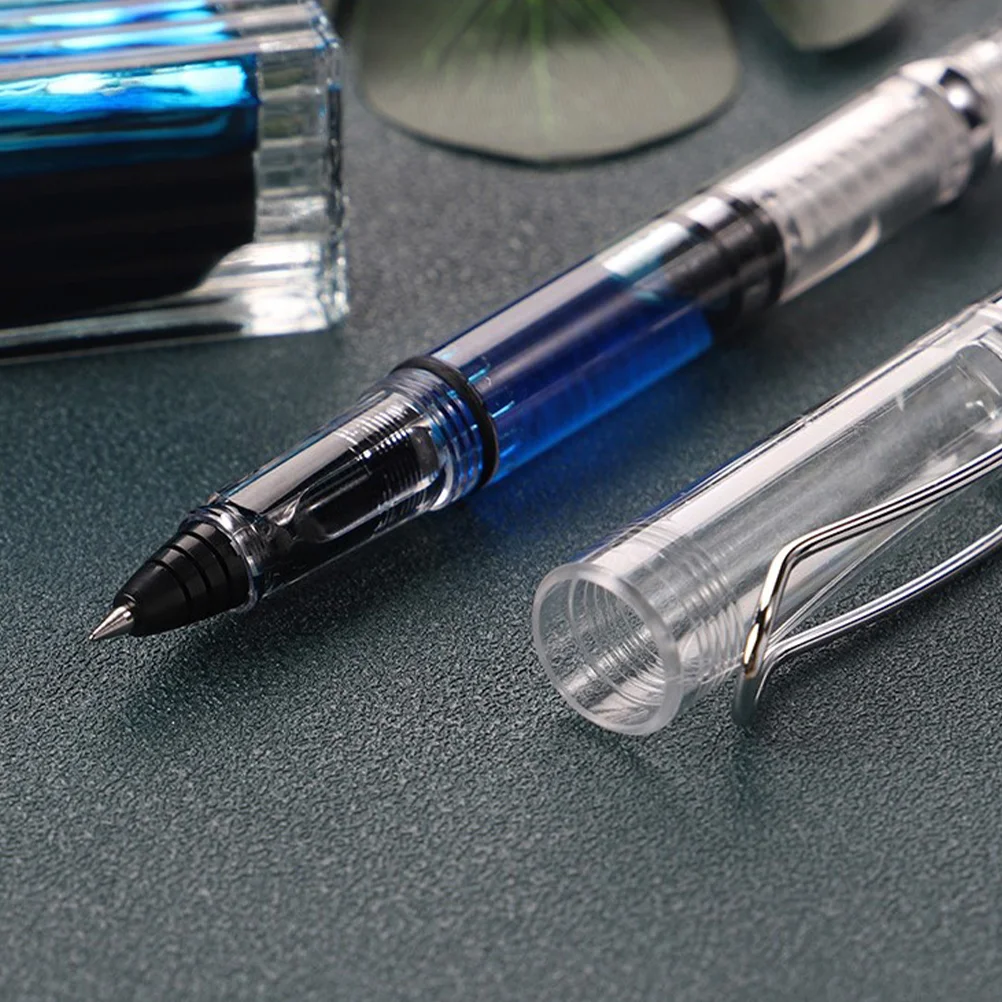 2 Pcs Smooth Writing Pen Portable Ink Pen Calligraphy Pens Ballpoint Pen Gel Pen Writing Supplies Student Stationery Simple Ink - 2