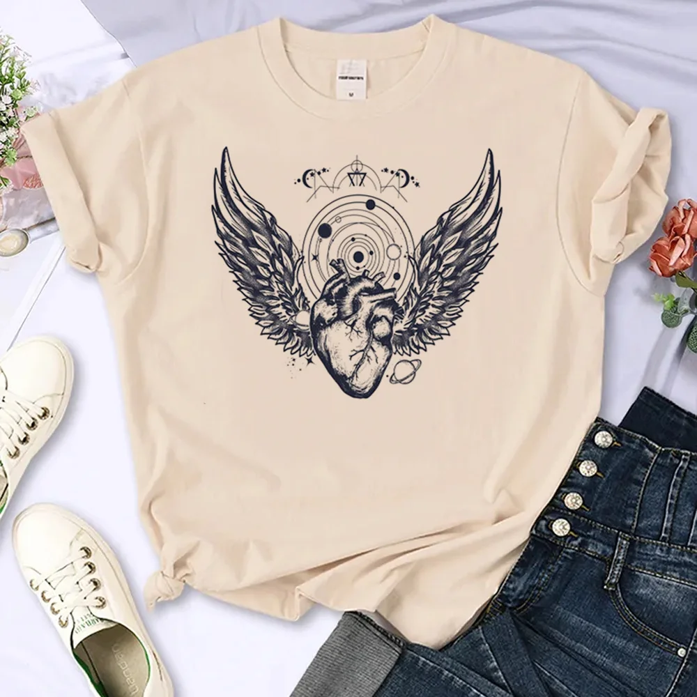 

heart tshirt women summer harajuku Tee girl harajuku clothes