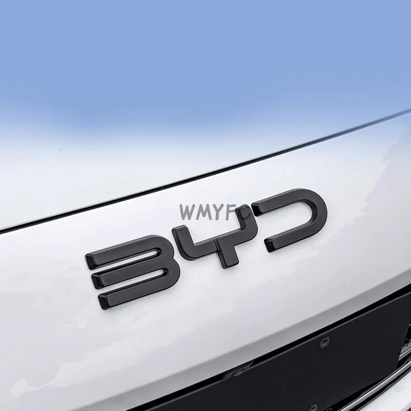 For BYD Seal EV DMi 2025 Car Label Sticker Car Front Logo Frame Head Bumper Decor Sticker Cover