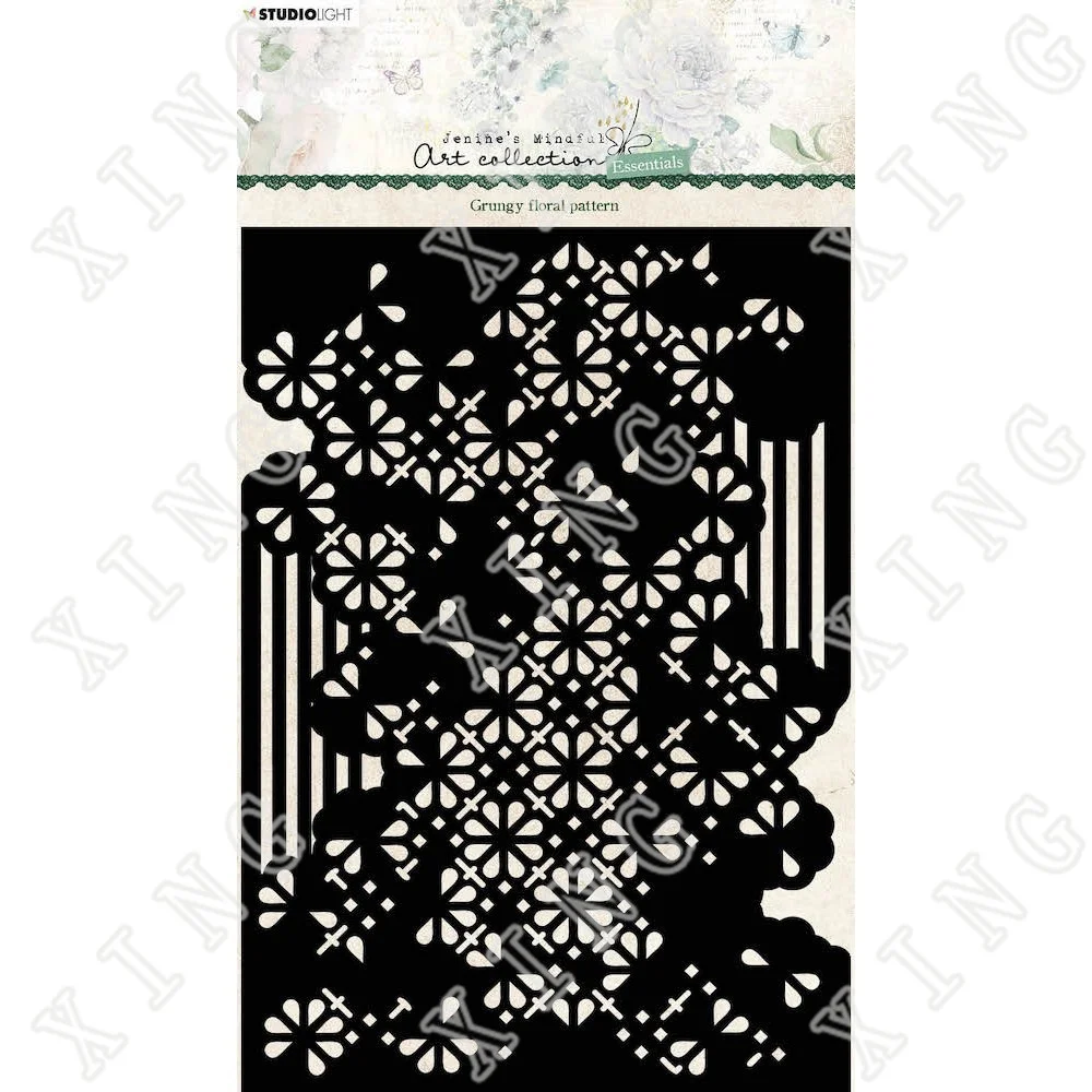 2022 Floral Patterns Anemone Dahlia Magnolia Layering Stencils Diy Painting Paper Scrapbooking Coloring Kids Fun Drawing Molds 