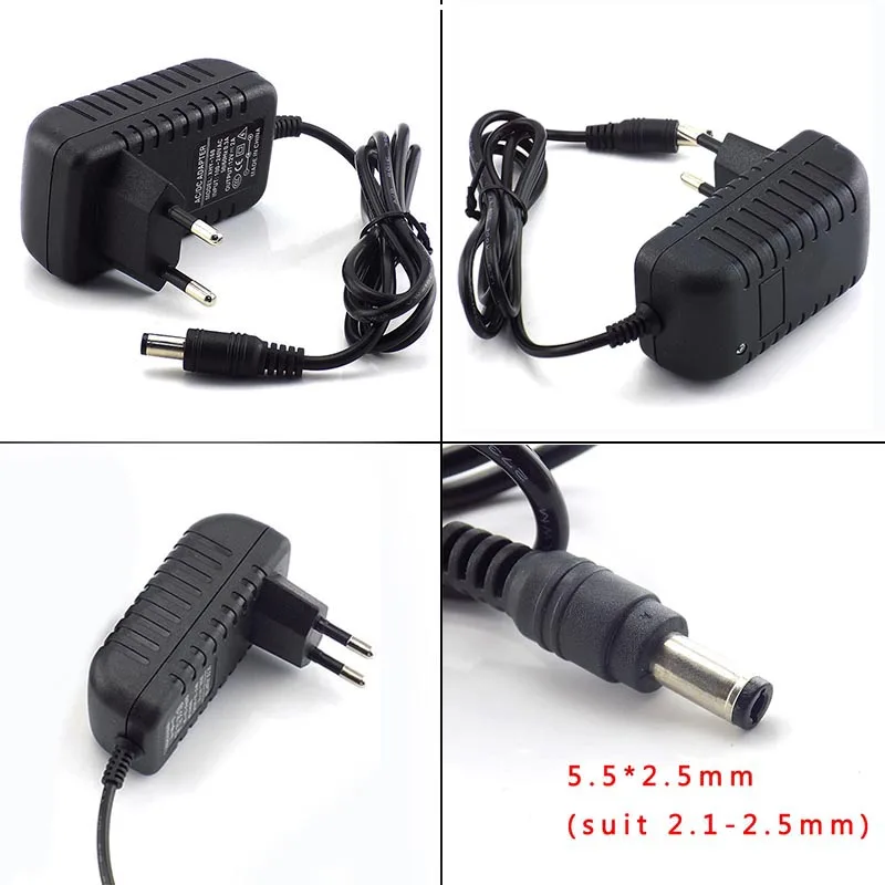 DC 12V 2A Switching Power Supply AC110V~220V 2000ma LED Adapter For Camera CCTV Router J17