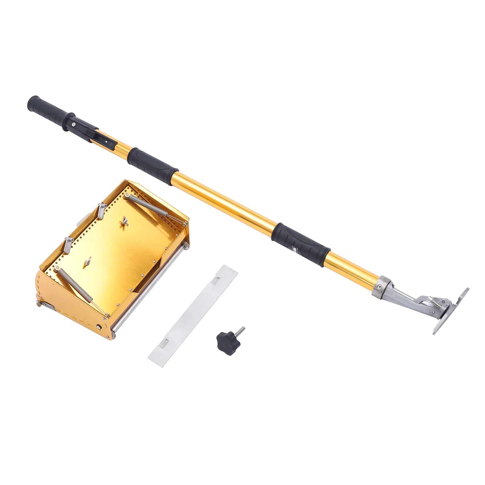 10" Professional Drywall Flat Finishing Box Tool w/ 40-64 Inch Adjustable Handle