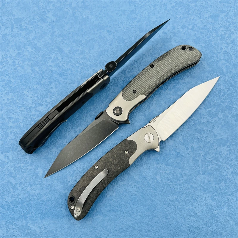 TRIVISA UMa-05 Folding knife Titanium alloy+CF Handle S35VN 4