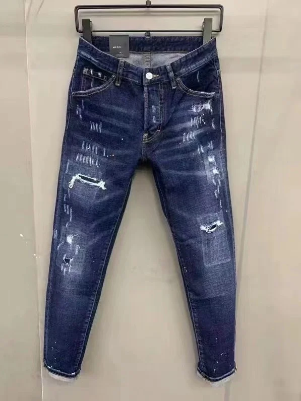 

Fashion zc9963 Men's Jeans 2022 Runway Luxury European Design party style Men's Clothing