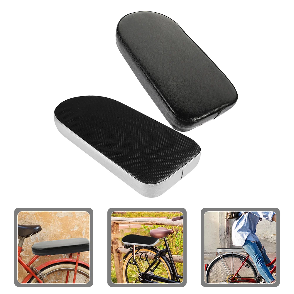 

2 Pcs Bike Seat Cushion Cycling Seats Pad Replacement Artificial Sponge Universal Bikes Saddle Child