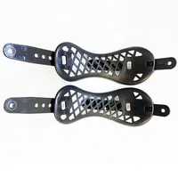 1 Pair High Elasticity TPEE S Snowboard Binding Straps Ratchet Buckle and Binding Straps Toe or Ankle Ladder Straps 2