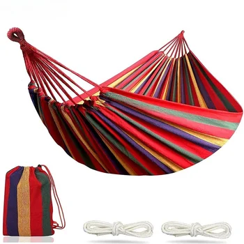 Double Canvas Cotton Hammock 1