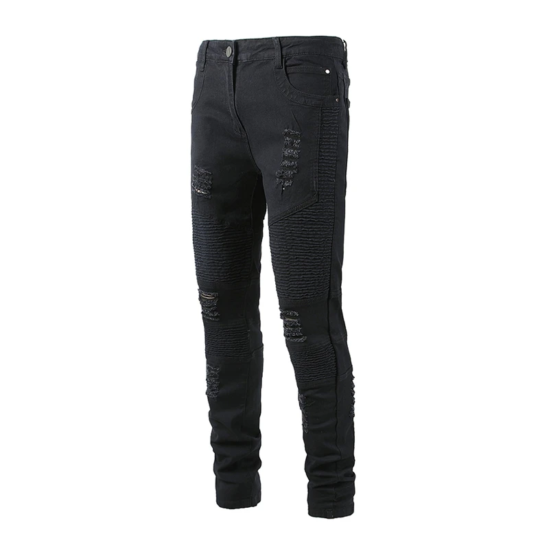 Jeans Plus Size Design Jeans Ripped Black Jeans Slim Fit Casual Daily Jeans Men's Brand Design loose jeans