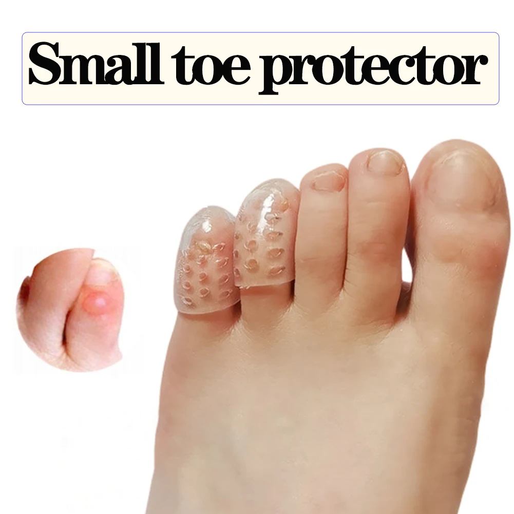 10/30pcs Silicone Toe Caps Protectors Anti-Friction Breathable Toe Covers Prevents Blisters Bunion Corrector Foot Care Tools