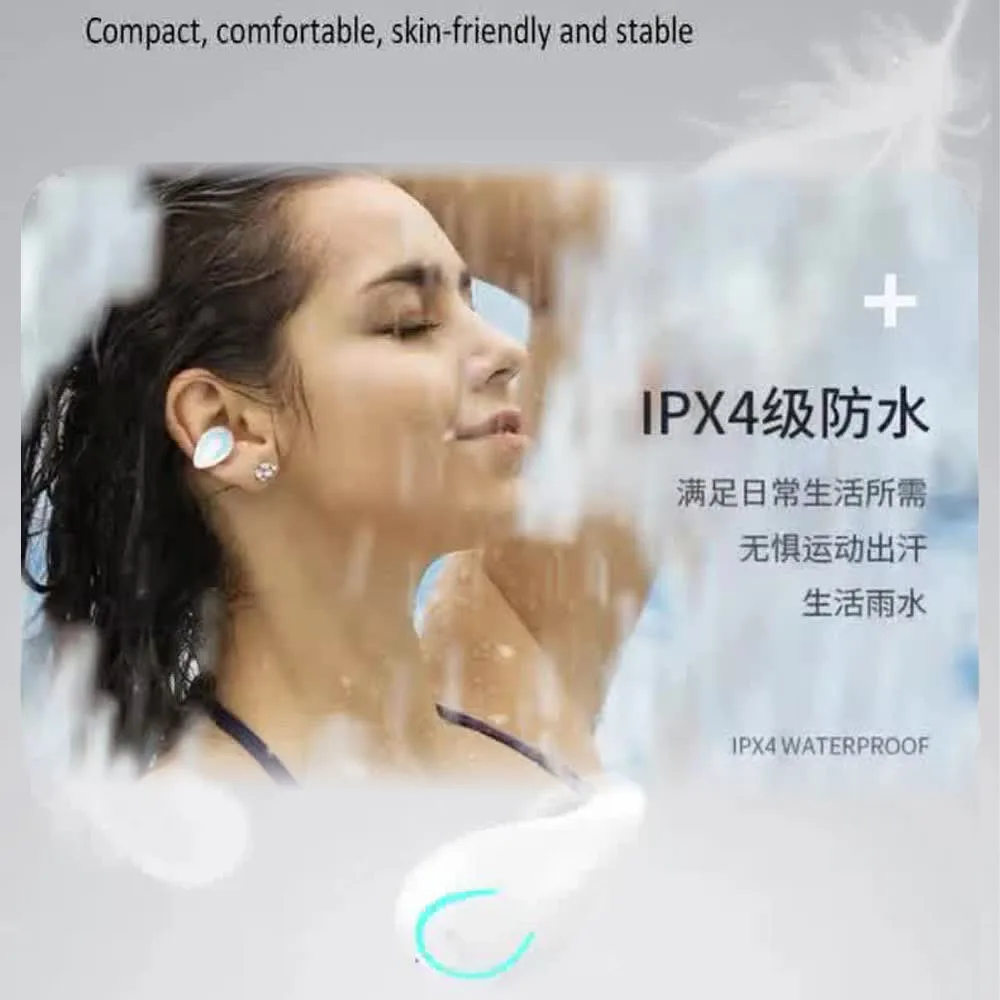 Wireless Bluetooth Headsets with Air-Conduction and Built-In Microphone