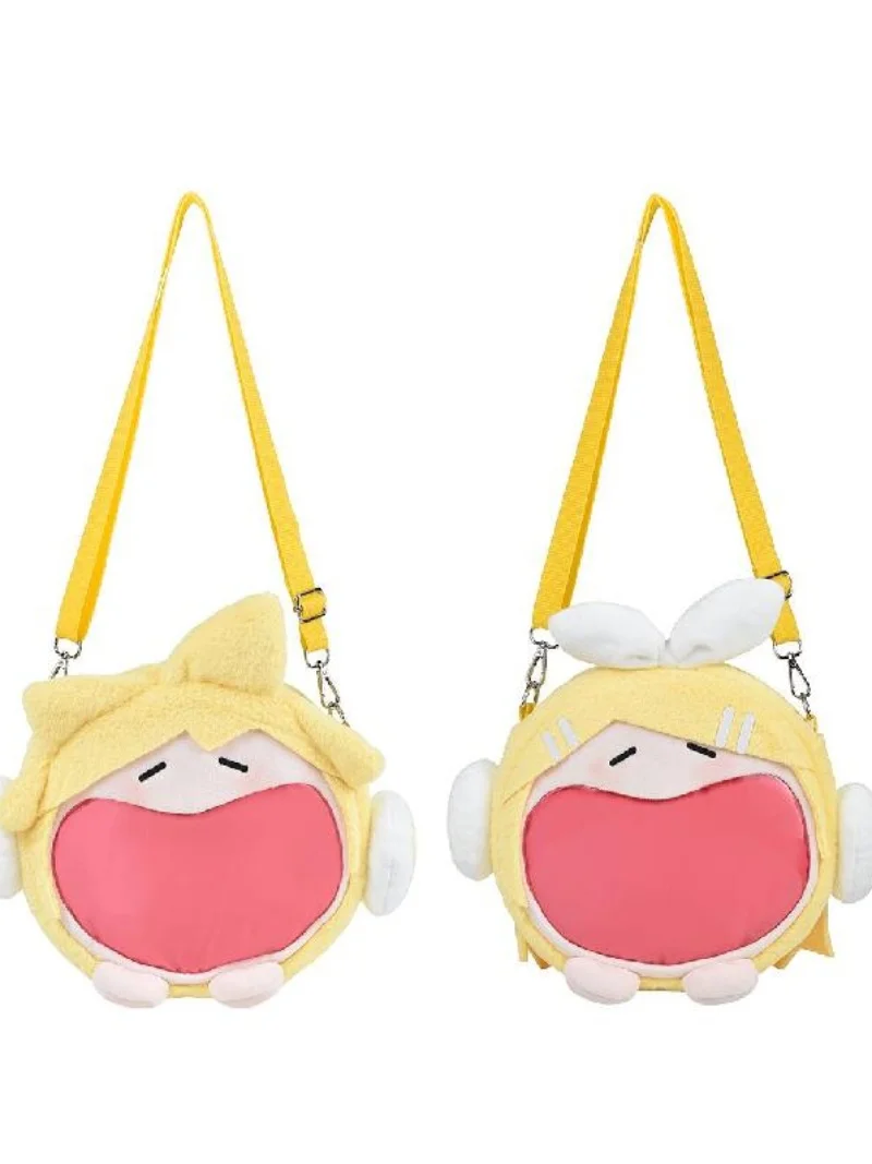 Hot Original Bemoe Hatsune Miku Kagamine Rin Kagamine Len Borsa A Tracolla In Peluche Pacchetto Dolente Kawaii Zaino Cosplay Regalo Per Ragazze