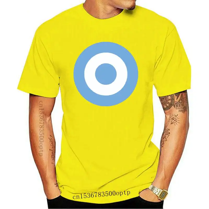 Abbigliamento Uomo Argentina Air Force Roundel T-Shirt Tee Shirt Free Sticker Argentina Faa Arg Ar