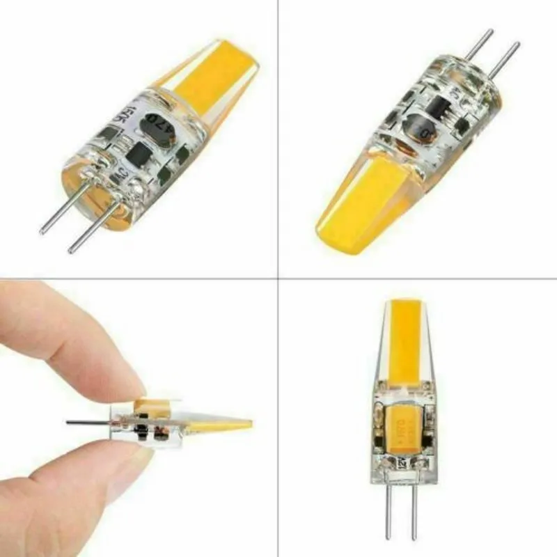 10PCS Dimmable Mini G4 LED COB Lamp 6W Bulb AC DC 12V 220V Candle Lights Replace 30W 40W Halogen for Chandelier Spotlight