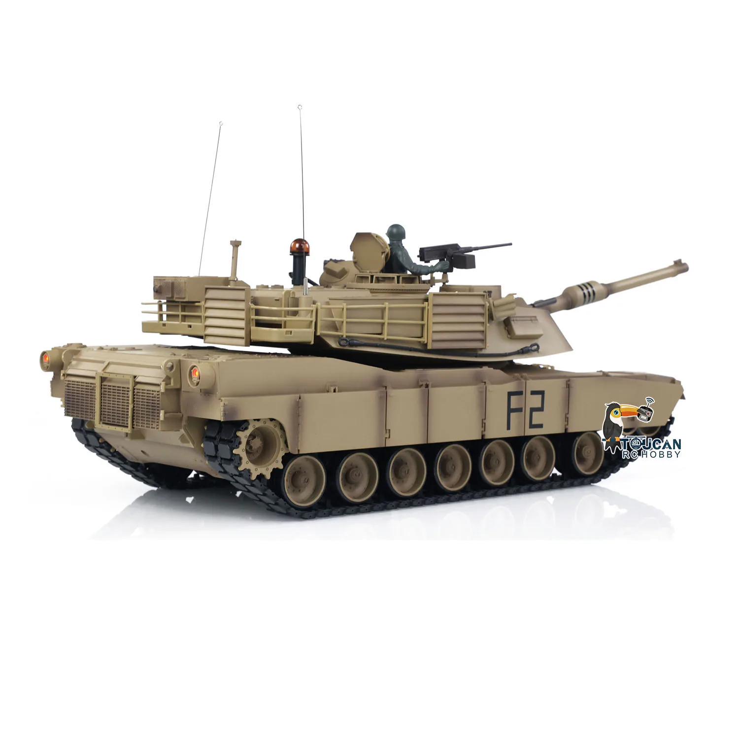 Heng Long 1/16 Scale RC Tank 3918 M1A2 Abrams RTR Model 2.4Ghz 7.0 Plastic Version Remote Control Tank Toys TH17788 2