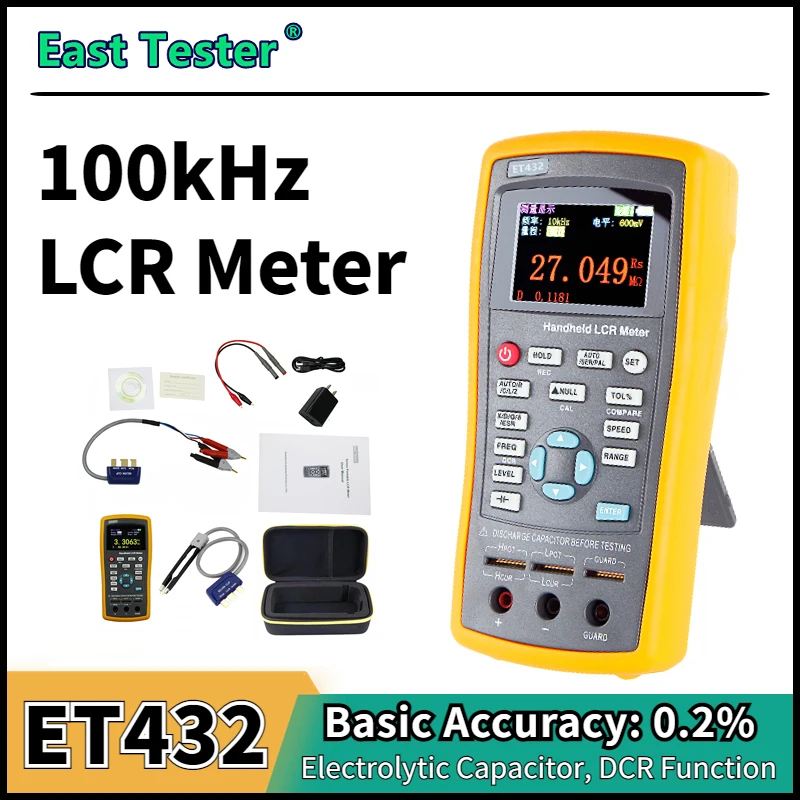 Handheld LCR Digital Bridge Meter ET432 LCR Meter ET430 ET431 ET433