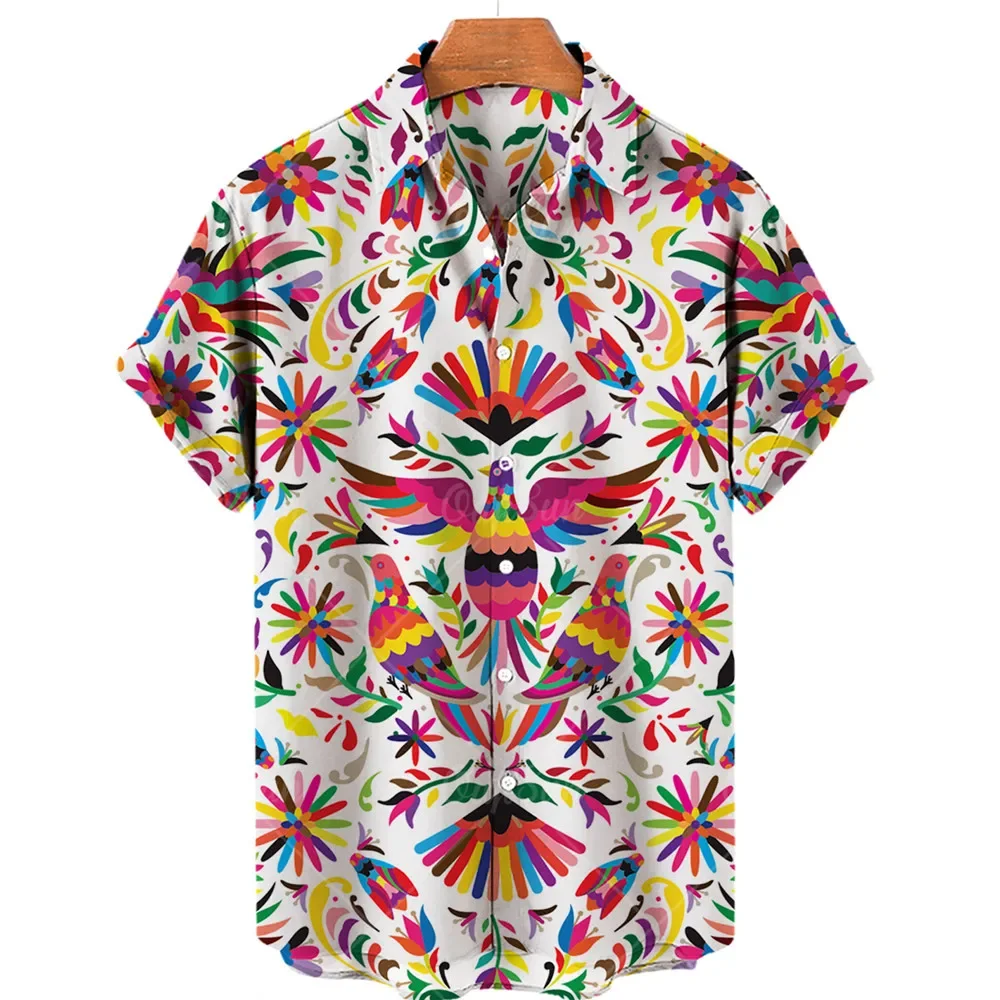 

Hawaiian Shirt For Men And Women 3d Abstract Pattern Printing Casual Short-sleeved Beach Summer Tops Simple Trend Shirt 5xl