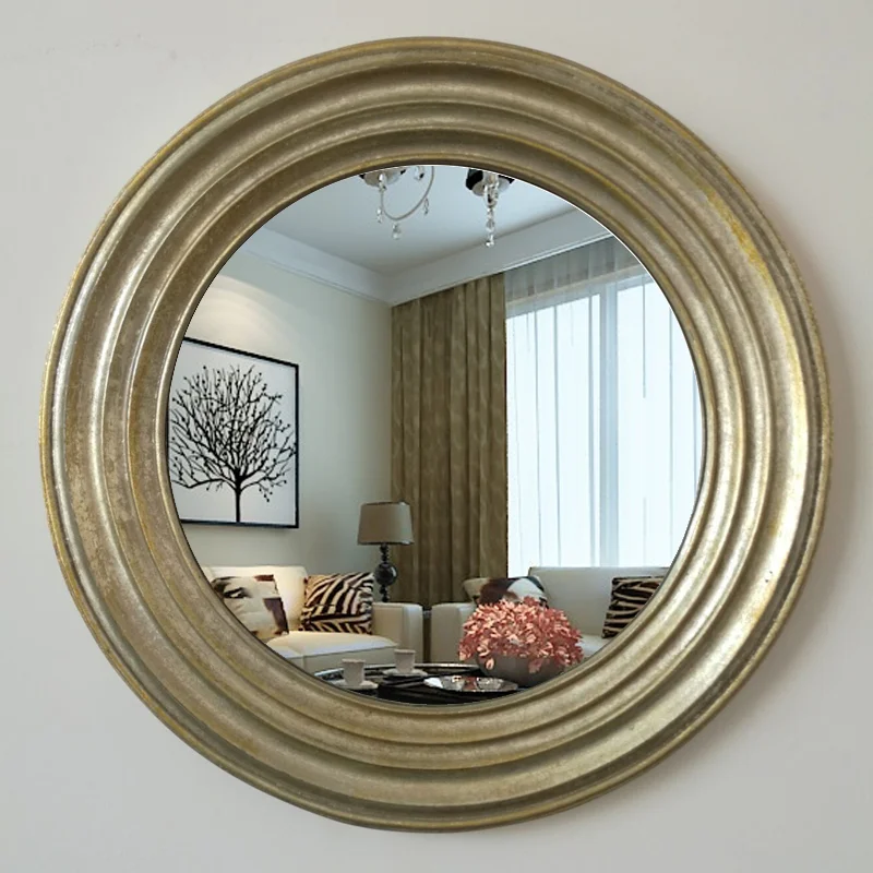 Round Wall Mirrors Luxury Living Room Wall Hanging Decorative Mirror