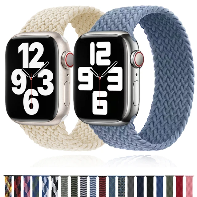 33674-acfd6b.jpg Bracelet de montre tressé à boucle unique pour Apple Watch