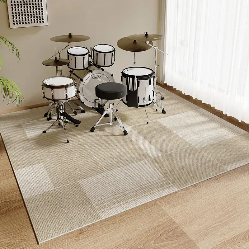 Piano Drum Carpet for Living Room Light Luxury High-end Sound Insulation Non-slip Floor Mat Home Study Bedroom Rug Alfombra 러그 3
