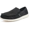 HOBIBEAR Slip On Loafer for Men Zero Drop Canvas Loafer lightweight Flat Boat Shoes 1